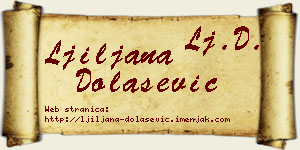 Ljiljana Dolašević vizit kartica